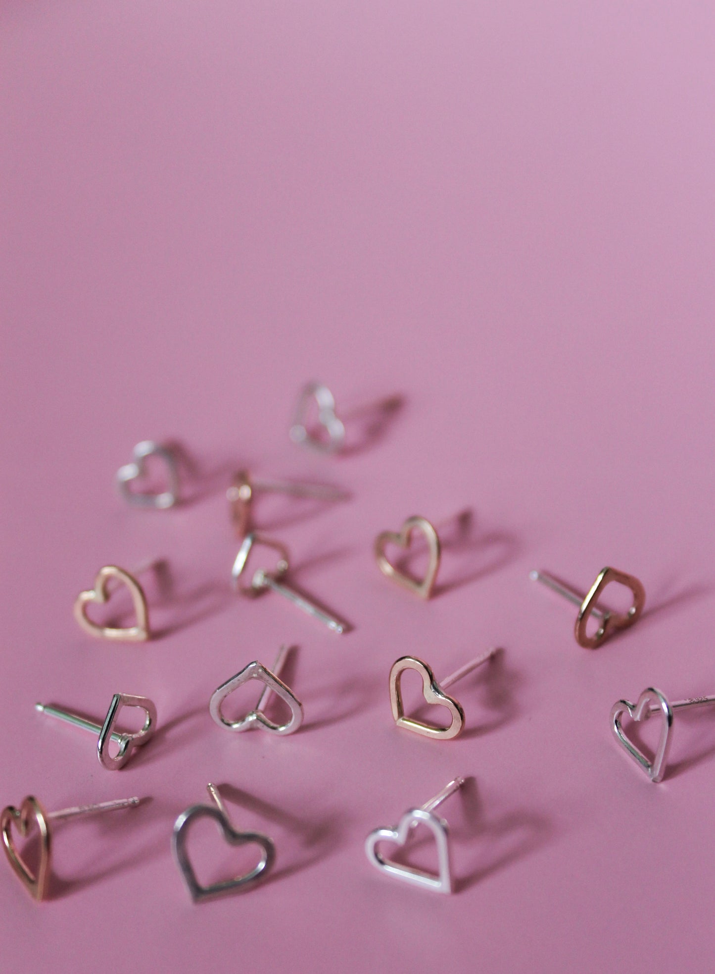 Heart Studs